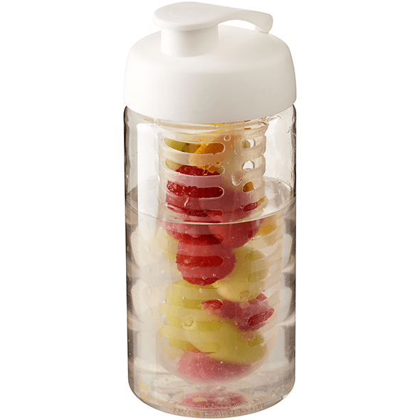 Bottiglia sportiva e infusore con flip cap H2O Bop da 500 ml